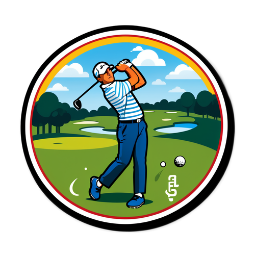 Sepp Straka Golf Sticker