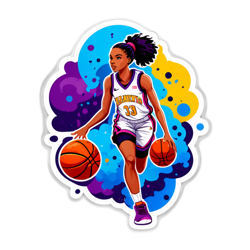 Dynamic Basketball Art of Natasha Cloud