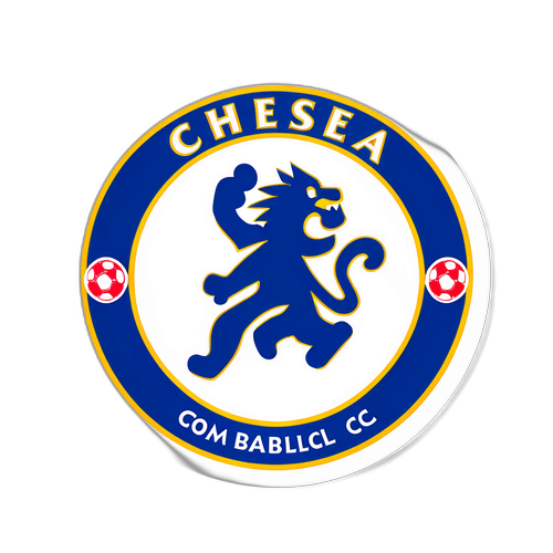 Nálepka s logem Chelsea FC