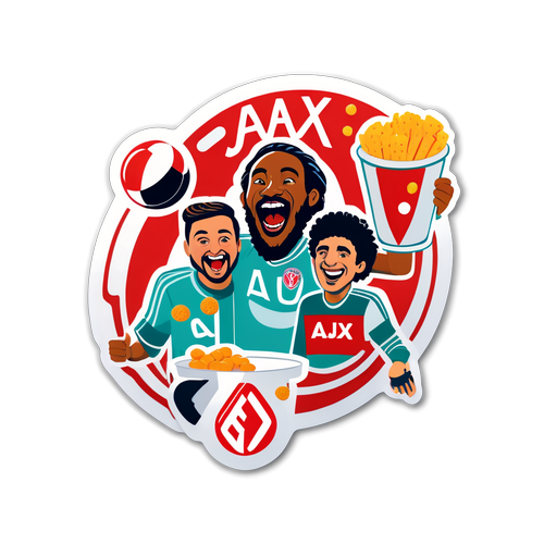 Wapenzi wa Ajax Wakiwa na Furaha