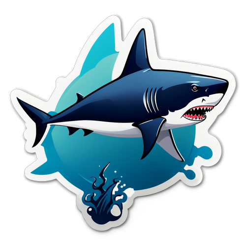 Shark Spiker Sticker