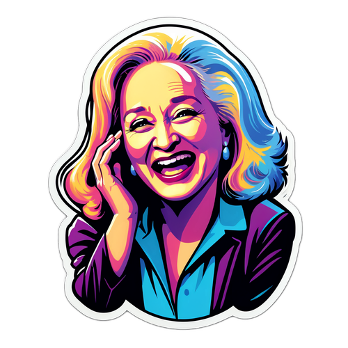 Emocionální výrazy Sally Kirkland na jevišti