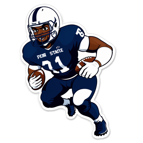 Penn State Football Mascot Sticker