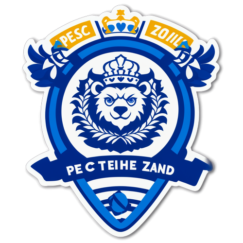 Sticker Memukau PEC Zwolle: Bersatu Dalam Biru dan Putih dengan Slogan 'Together We Stand'!