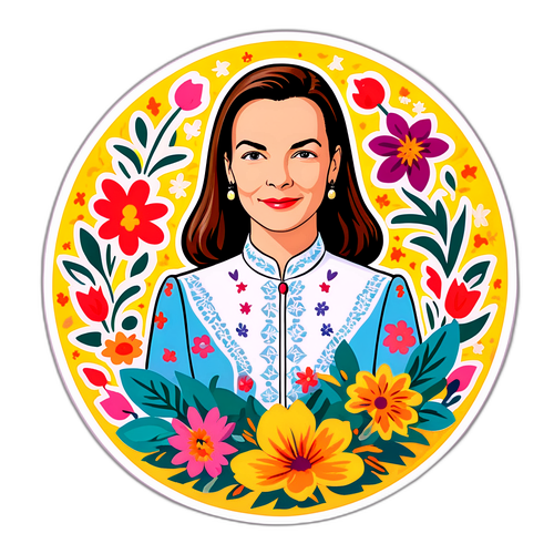 Carole Bouquet Sticker