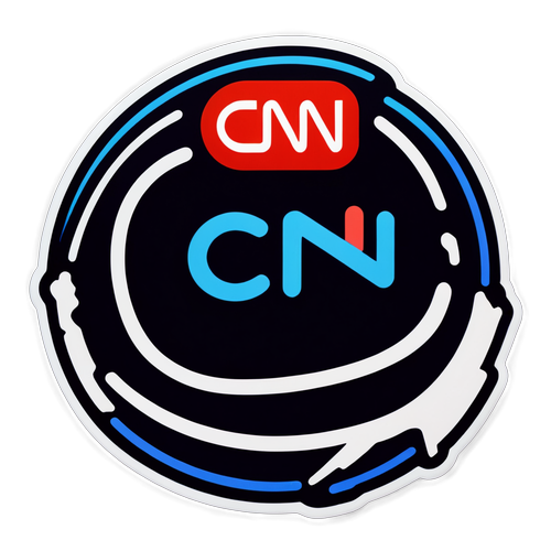 Découvrez le Sticker CNN: La Révolution Colorée du Journalisme Moderne!