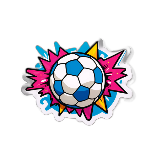 Vrouwenvoetbal Graffiti Sticker