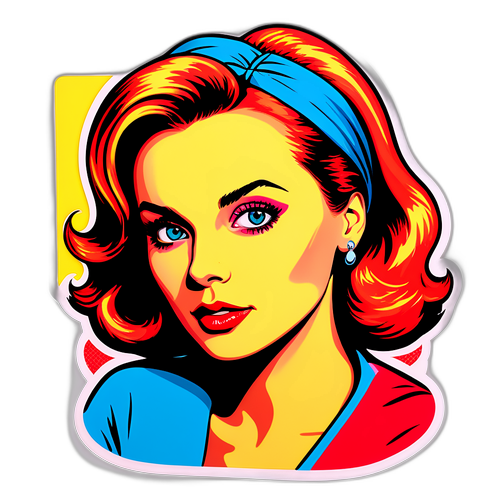 Julia Wieniawa w stylu pop-art