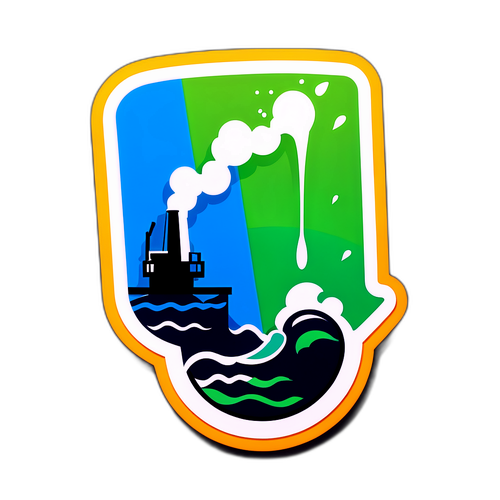 油價下跌環保宣導貼紙