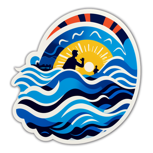 Hamburg Marathon 2025 Sticker