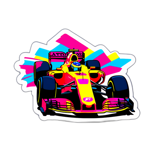 สติกเกอร์รถแข่ง F1
