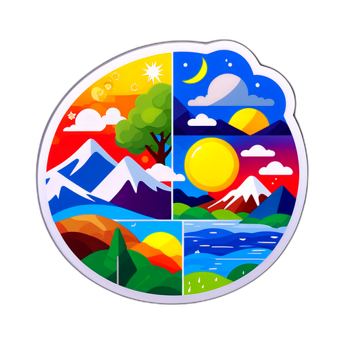 El clima en San Luis hizo arte