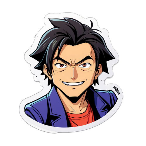 杉村太蔵のキャラクターイラスト