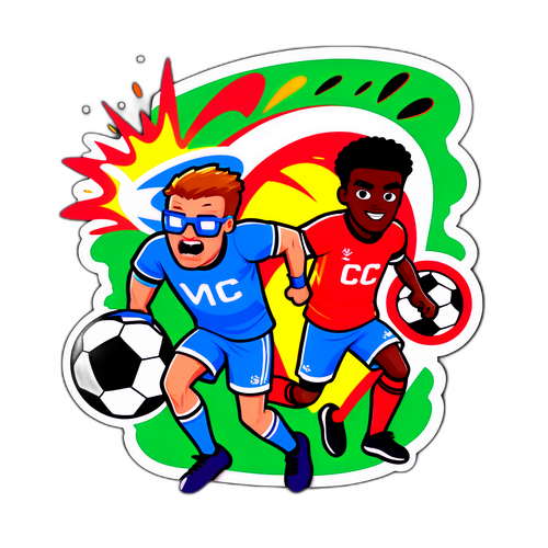 Sticker MC vs Newcastle Quái dị