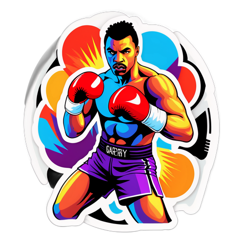 Stiker Ian Garry dalam Aksi