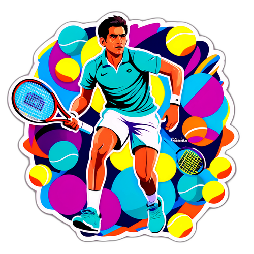 Makulay na Portrait ni Carlos Alcaraz