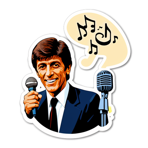 Gianni Morandi: L'Incredibile Viaggio Musicale Racchiuso in un Sticker Vintage!