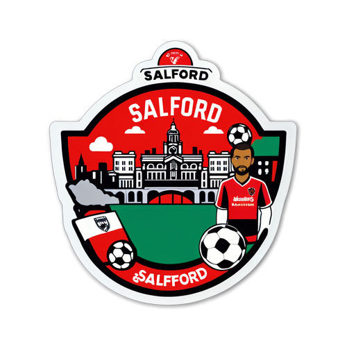 Sticker ya Mji wa Salford