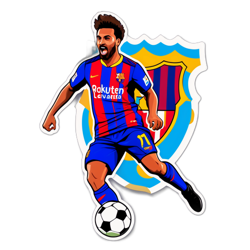 Sticker ng Manlalaro ng Levante sa Aksyon