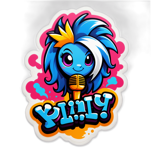 Unleash Your Inner Artist: The Graffiti-Inspired 'Yung Filly' Sticker You Can't Miss!