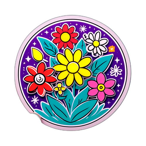 Adesivo Floral Inspirational