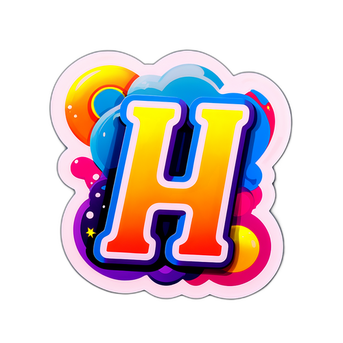 Nhẫn chữ H vui tươi