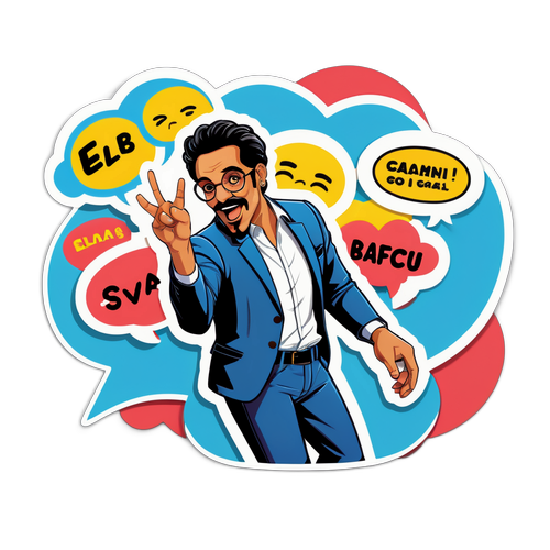 Pereka Sticker Humor Elias Ghazali