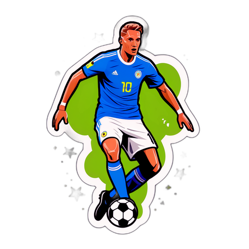 Christian Nørgaard i aktion