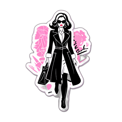 Chic na Sticker mula sa 'The Devil Wears Prada'