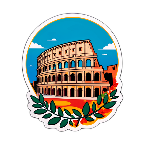 Sticker ya Colosseum ya Roma