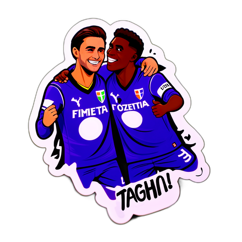 Гравці Фіорентини та Торо на футбольному полі