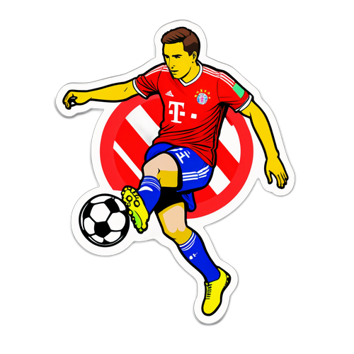 Un sticker vibrant cu Bayern