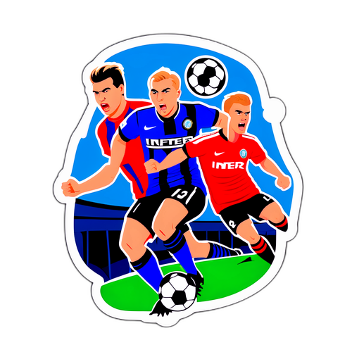 איור משחק כדורגל עז בין בודו/גְלִימְט לבין אינטר