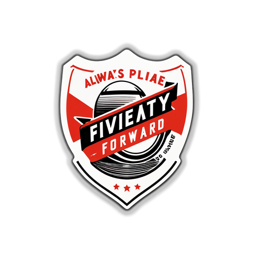 Sticker conmemorativo de la victoria de River Plate