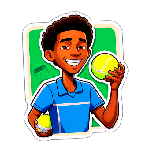 Félix Auger-Aliassime che legge 'Tennis Dreams'