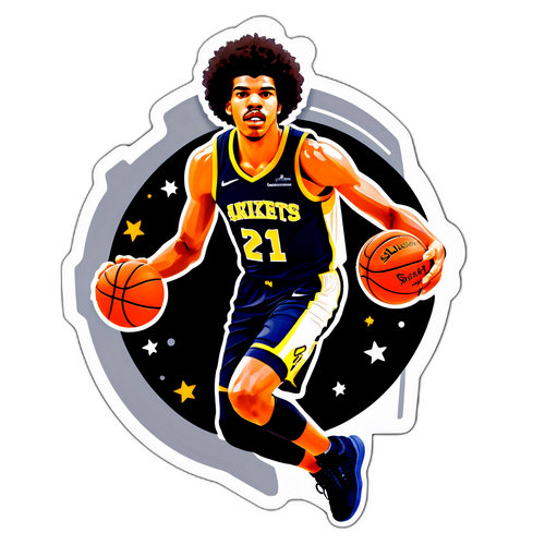 Jarrett Allen Stats Sticker