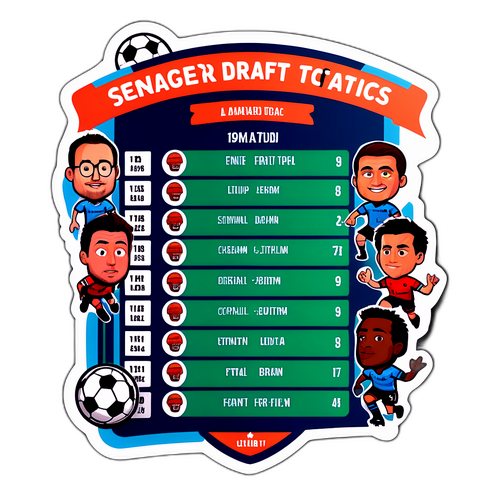 Eğlenceli FPL Taslak Panosu Sticker