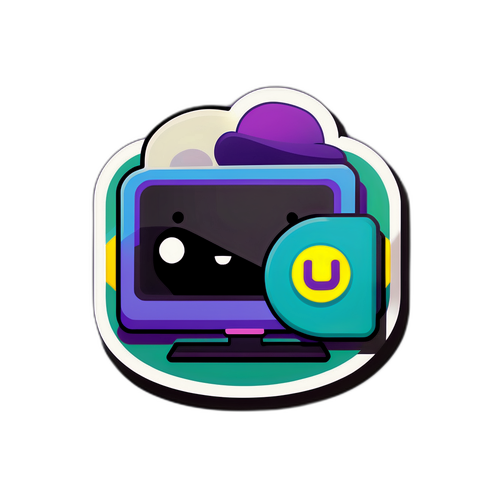 Návrh nálepky pro Twitch a každodenní život diváků