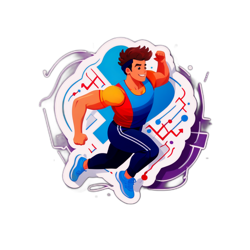 运动员跳跃比赛