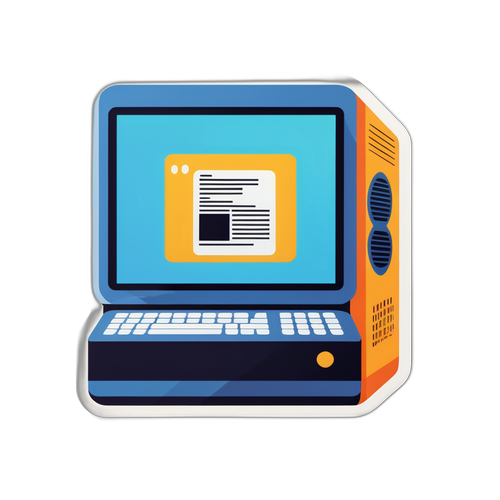 Sticker video với hình ảnh màn hình máy tính hiển thị video