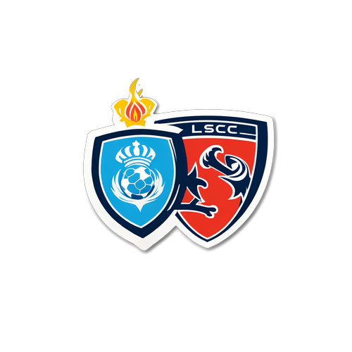 Thiết kế một nhãn dán cho trận đấu giữa LOSC và Marseille