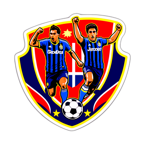 Sticker que captura la intensidad del Superclásico