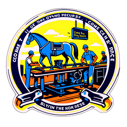 忙碌的生产线工作场景