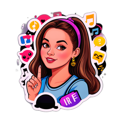 Trendi matrica Addison Rae stílusában