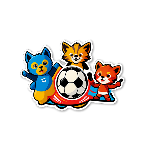 Gledelige Mascoter fra OBOS Ligaen