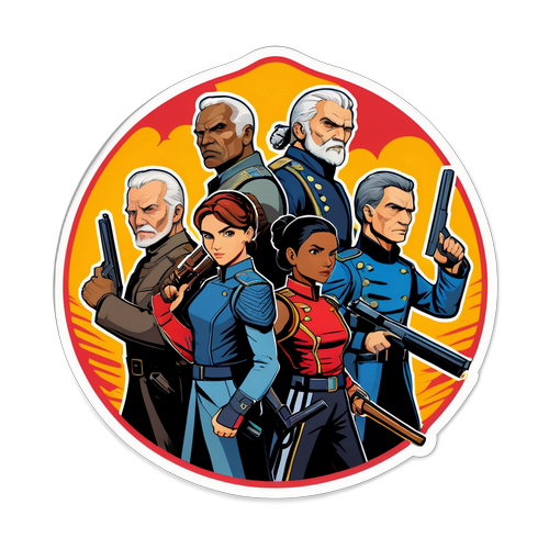 De Oude Garde 2 Sticker