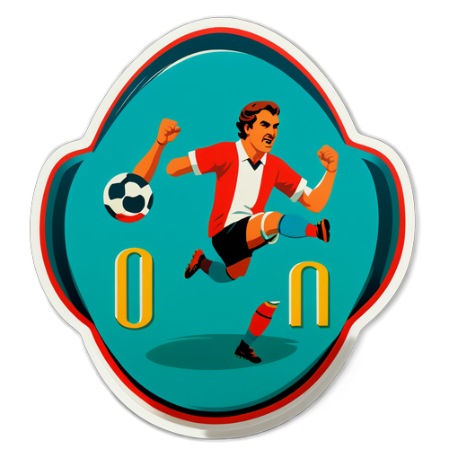 Adesivo Retro de Futebol: A Jogada Icônica