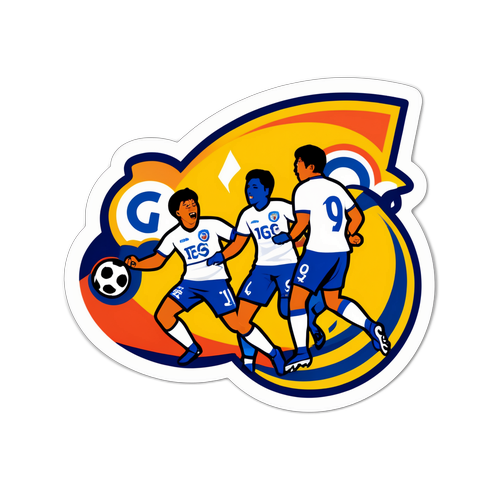 Sticker ya Michezo ya Kuonyesha Mechi ya Kiburi kati ya Gwangju na Ulsan