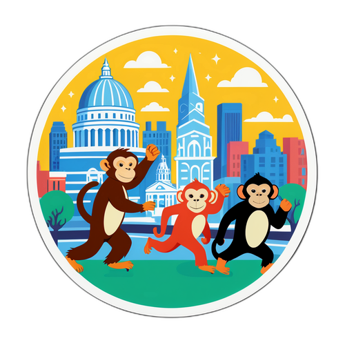 Whimsical Monkeys in St. Louis