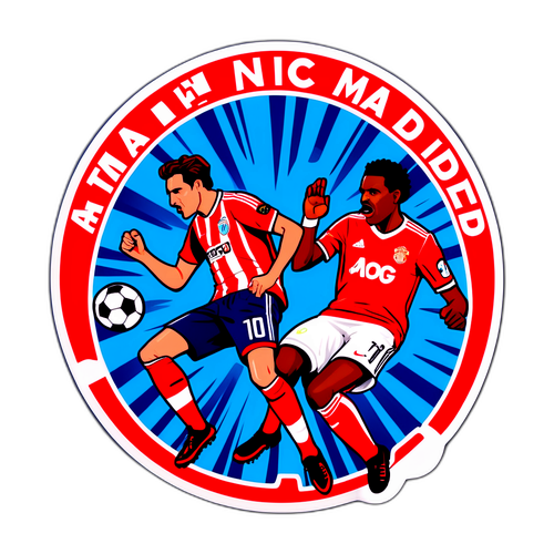Sticker ya Mechi ya Atlético Madrid dhidi ya Man Utd